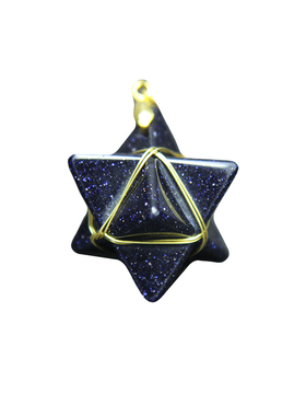 原创梅尔卡巴立体几多面水晶项链