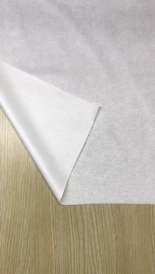 Breathable Polyester Knitting Soft Waterproof Pul Tpu Laminated Fabric