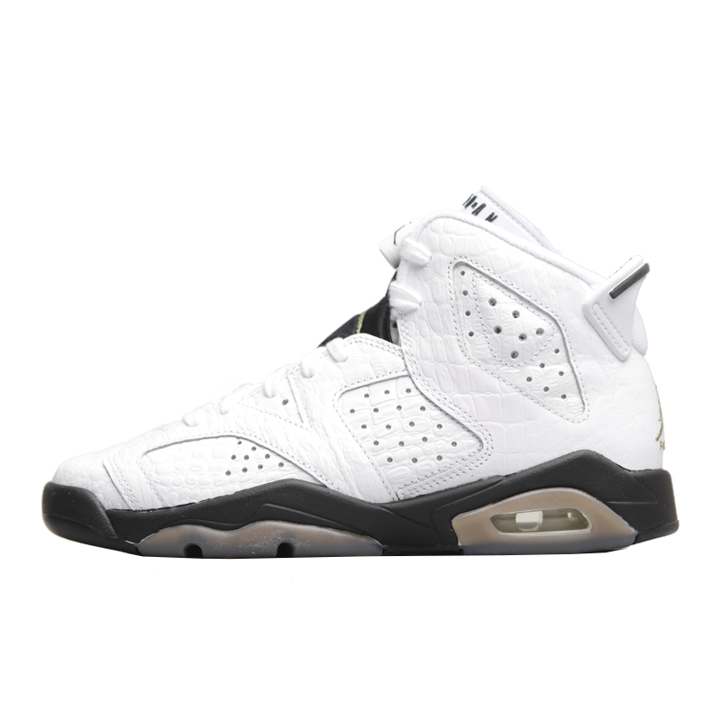 牛哄哄 Air Jordan 6 GS AJ6白鳄鱼篮球鞋 384665-110