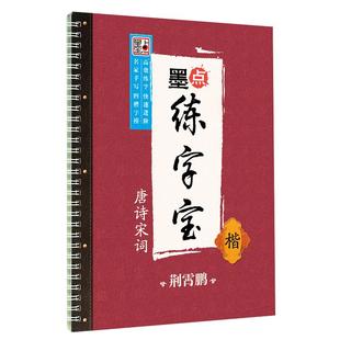 小学生字帖楷书练字本小学儿童初级练字神器反复使用练字板墨点小学生每日一练荆霄鹏楷书行楷行书凹槽练字帖