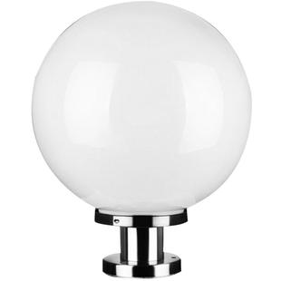 户外柱头灯庭院围墙圆球灯门柱子别墅大门亚克力球形接电LED防水