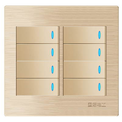 国际电工120型开关插座面板墙壁