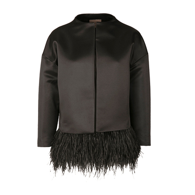 fufen福芬秋季新款修饰短外套