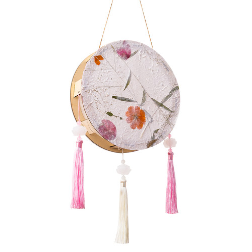 2026新年元旦灯笼diy手工制作材料非遗马年手提发光花灯 古风装饰