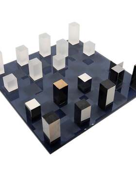 简约现代风磨砂电镀水晶书房摆件