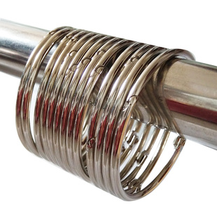 加粗加大窗帘挂环浴帘挂钩金属环装订环圈书圈辅料配件大尺寸挂钩