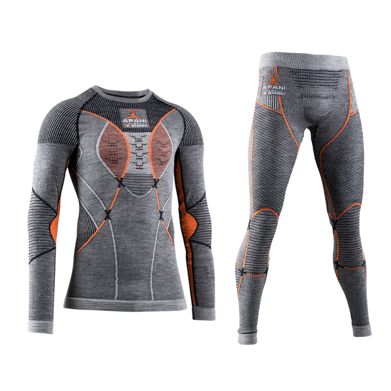 X-Bionic男士阿帕尼羊毛保暖滑雪内衣运动长袖XBIONIC4.0正品行货