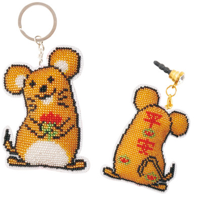 十二生肖卡通动物汽车钥匙扣鼠猴