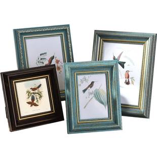 欧式相框摆台创意挂墙像框6寸7寸1012寸画框加洗照片定制简欧美式