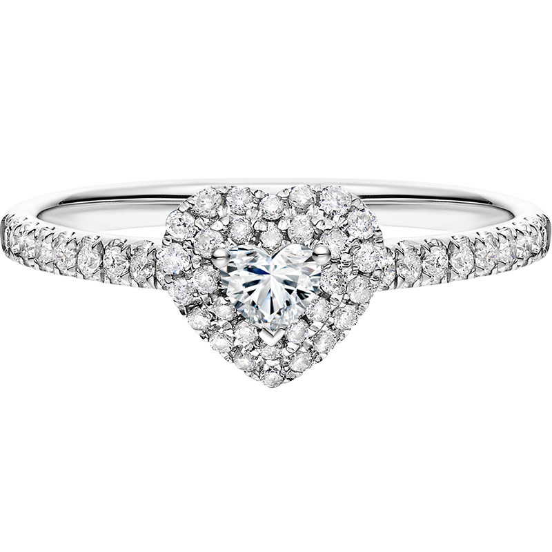 曼瑞18k白金心形求婚结婚女「钻戒优缺点曝光分析