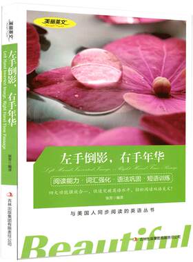 包邮左手倒影右手年华 美丽英文 英汉对照双语言读物 中英文双语对照名著 与美国人同步阅读的英语丛书 读名著学英语
