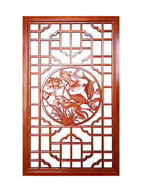 仿古门窗镂空屏风隔断东阳木雕