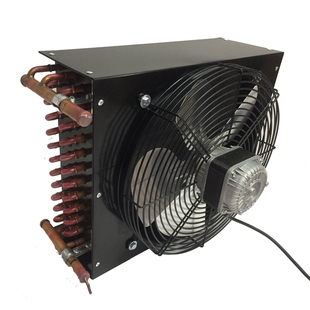 冷凝器铜管冷库冰箱冷柜水冷蛋糕柜1匹1.5匹油液散热器制冰机风冷