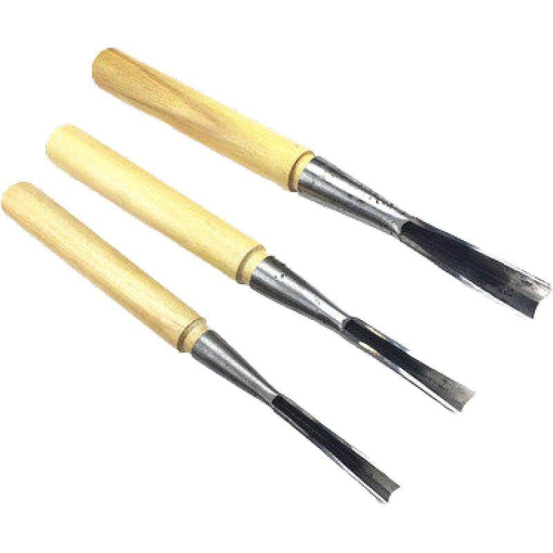木雕工具 V型版画刻刀木工雕刻三角刀雕刻刀可敲打线条刀推刀刻线