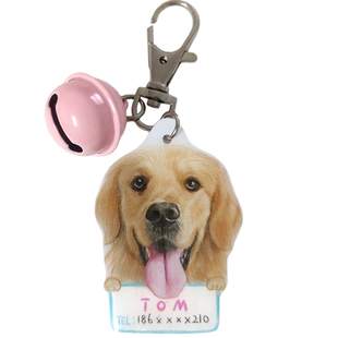 狗狗牌子定制防丢名牌宠物牌身份刻字吊坠挂件纪念品猫咪画像定做