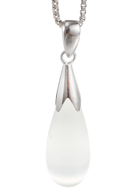 diy项链珍珠水滴吊坠空托