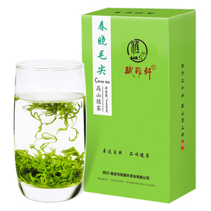 赋雅轩2025新茶叶绿茶特一级毛峰四川蒙顶山茶浓香自己喝散装毛尖