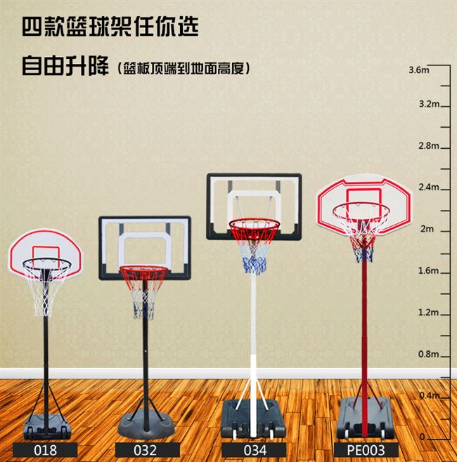 德胜（SBA305）青少年篮球架 户外可升降儿童休闲运动标准篮球框