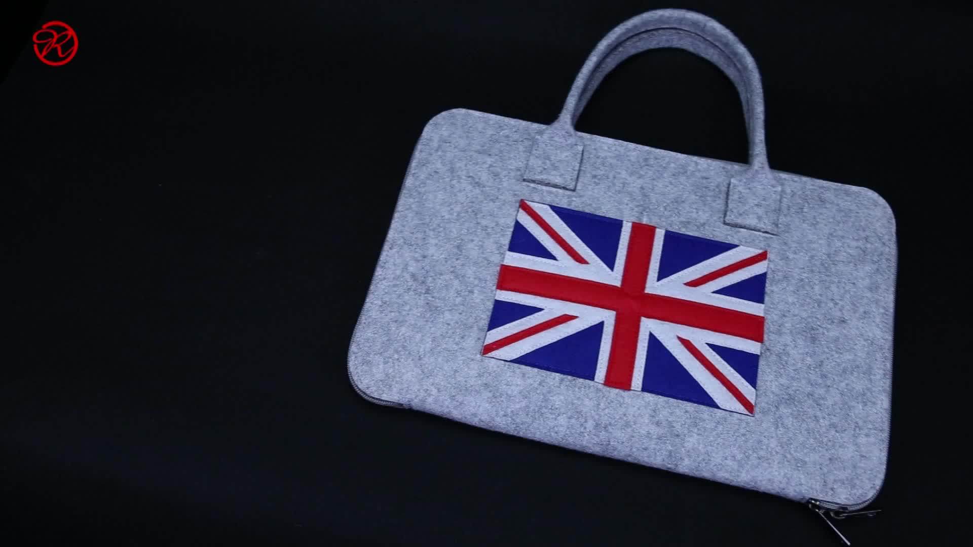 Wool Felt Laptop Sleeve Bag With Felt Mouse Pad Storage Bag Felt Laptop