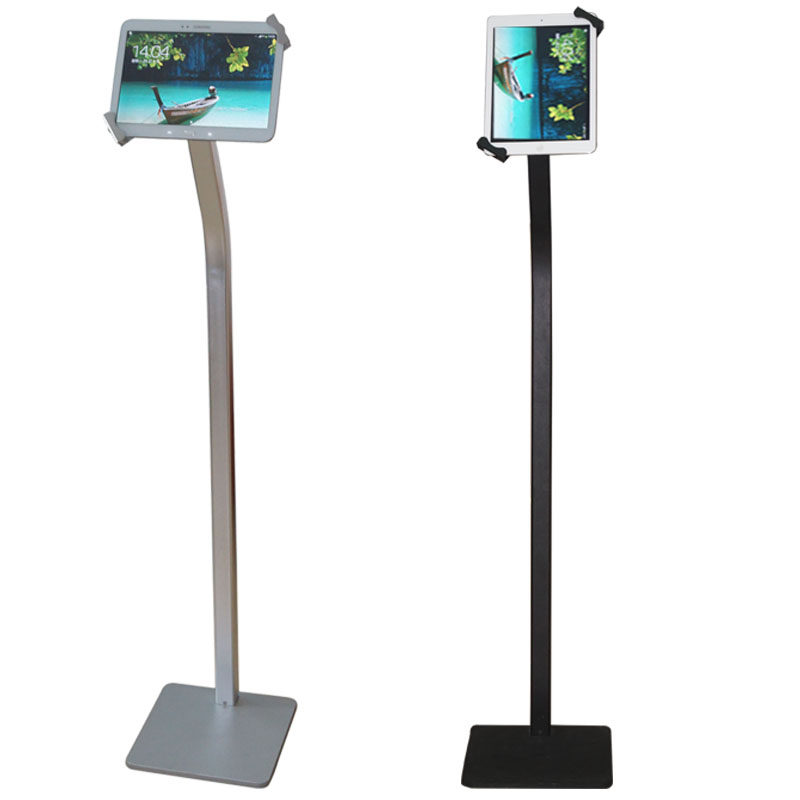 适用苹果iPad落地展示支架防盗带锁小米联想三星华为surfac支撑架