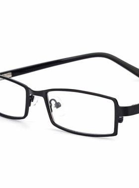 全框变色眼镜 平光镜男女款黑色平光近视太阳镜 弹簧腿舒适眼镜潮