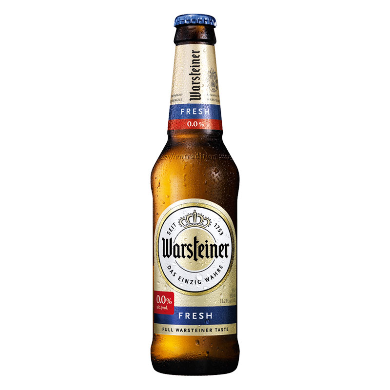 沃斯坦（warsteiner）无醇啤酒330ml*6瓶尝鲜装德国原装0度啤酒