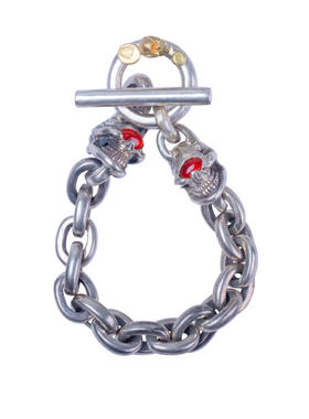 高山隆国内现货红眼骷髅点金手链