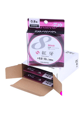 达瓦红牙12编8遍pe线原装进口