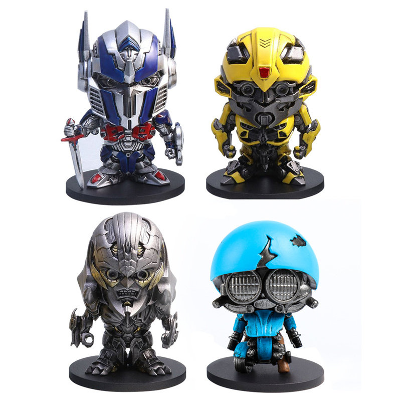 HEROCROSS变形金刚5公仔2寸 手办模型摆件大黄蜂小摩托威震天迷你