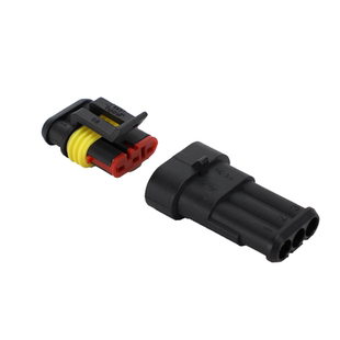 DJ7031-1.5-11/21 汽车连接器 3孔防水接插件 线束连接器