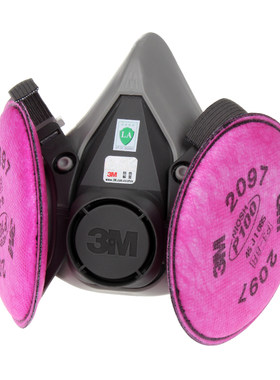 3M6200焊接面罩防尘雾霾防毒面具