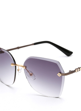 太阳镜女士大框长脸优雅高清驾驶