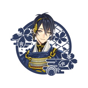 刀剑乱舞亚克力挂件钥匙扣三日月宗近 鹤丸国永萤丸 钥匙链 髭切