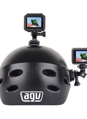 GoPro13/12/11/10/9原装头盔支架头盔底座侧面下巴支架摩托车配件
