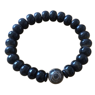 保真天然黑驴蹄子单圈手串手链佛珠念珠吊坠