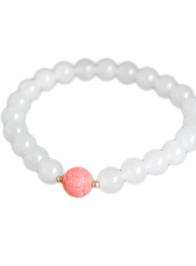 新款包邮推荐手链如烟和田玉手串