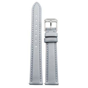 浪琴手表带适配黛绰维纳系列L52554 L55124方盘针扣真皮带15 17mm