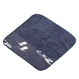 茶巾布吸水加厚茶台茶桌抹布吸水不掉毛养壶茶巾垫小方巾茶道专用