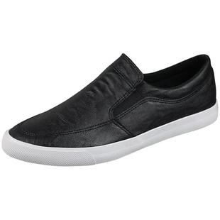 休闲皮鞋男一脚蹬板鞋韩版潮流小白鞋春季懒人鞋子百搭男士乐福鞋