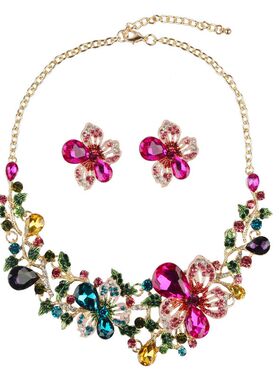 欧美时尚大牌女配饰品宝石礼服短