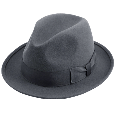 羊毛呢街舞小短檐英伦演出礼帽