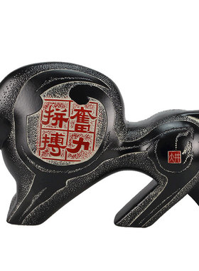 牛摆件家居客厅办公桌装饰品吉祥物生肖牛手工艺开业乔迁礼品摆设