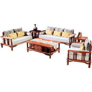 盛世周木匠延年宝座沙发刺猬紫檀全套客厅红木家具高端组合实木纯