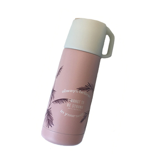 ins保温杯清新文艺商务杯带盖韩版学生大容量水杯户外便携式杯子