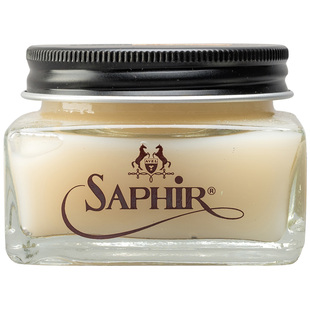 美勋 法国进口Saphir莎菲雅黑金Nappa 纳帕皮护理霜 滋润鞋乳鞋油