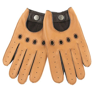 春夏真皮手套男式进口鹿皮秋冬季保暖机车驾驶炫酷皮手套EM002