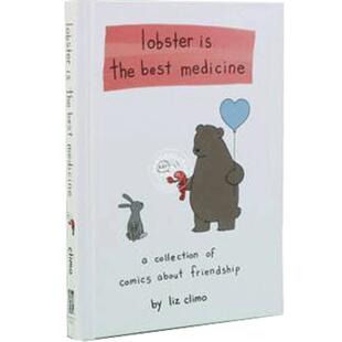 现货 我可以咬一口吗 英文原版绘本儿童书 lobster is the best medicine你今天真好看系列Liz Climo 蠢萌画风  英语绘本 漫画书