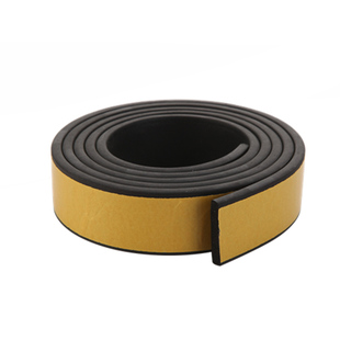 密封条自粘型半圆海绵条EPDM配电箱三元乙丙橡胶平板发泡密封胶条