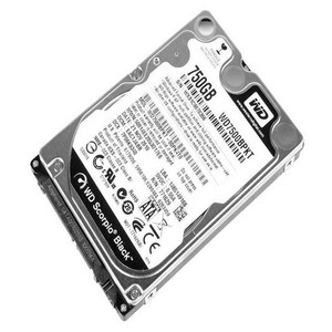 全新WD西部数据7200转750G企业级笔记本电脑硬盘黑盘WD7500BPKT