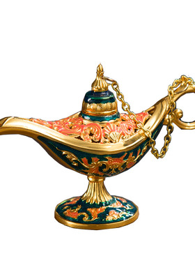 俄罗斯欧式风家居摆件阿拉丁神灯